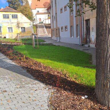 Nové veřejné prostranství v ulici Havlíčkova