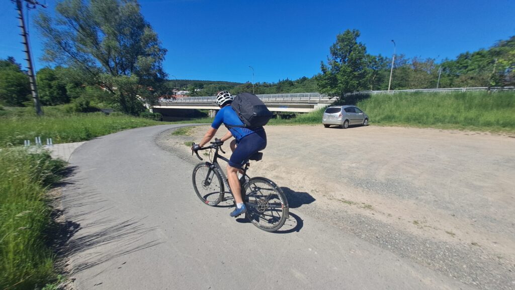 Napojení cyklostezky na Malé Straně